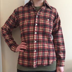 Pendleton 100% virgin wool button down shirt